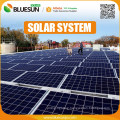 Bluesun anodized aluminum rack solar 100kw on grid power station 100kw solar system